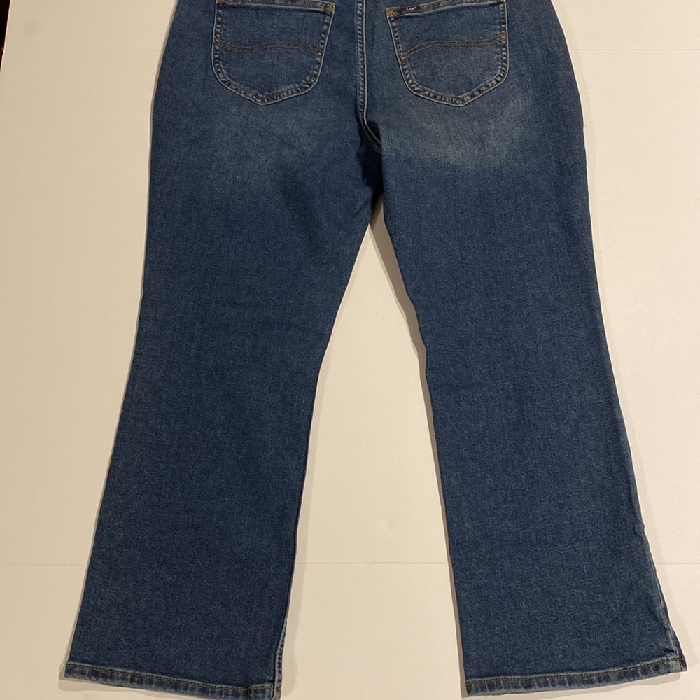 Lee SZ 12 High Rise Cropped Boot Cut Denim Jeans New D5 - Picture 9 of 15